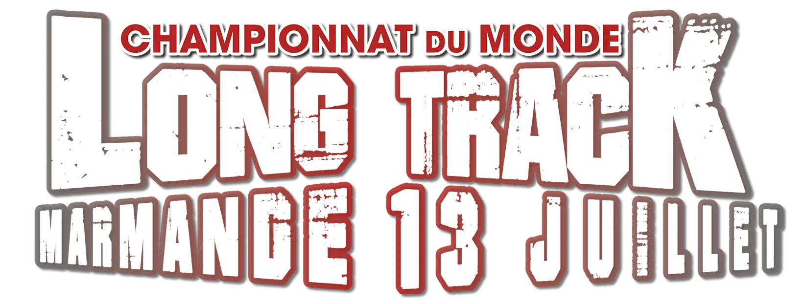 bandeau titre finale championnat du monde long track marmande 2025