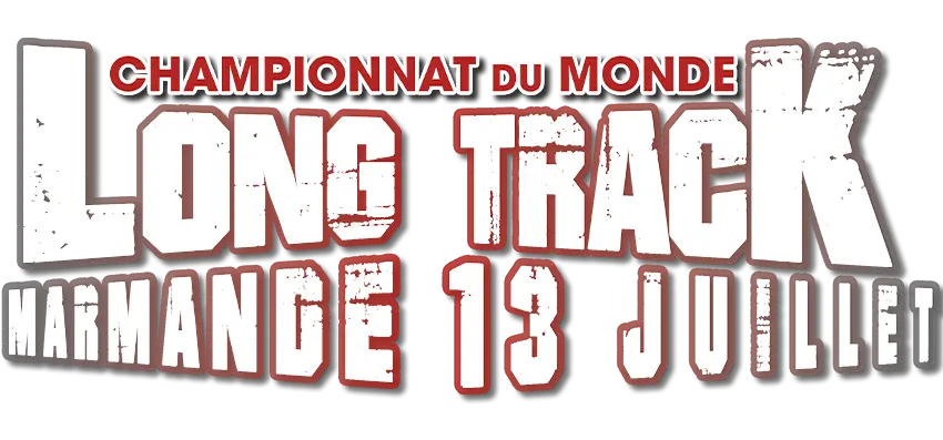 bandeau titre finale championnat du monde long track marmande 2025